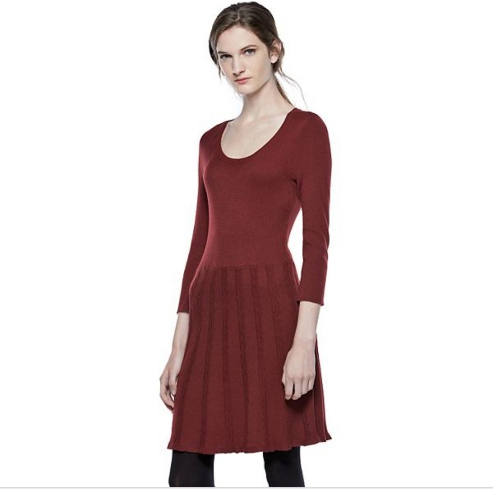 Thakoon Red Sweater Dress size Large